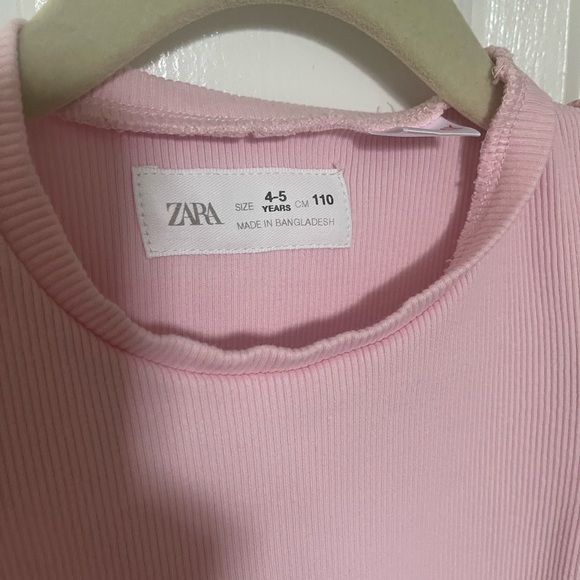 Zara Ruffled Pink Tank Top - Picture 2 of 3